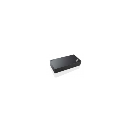 Lenovo ThinkPad USB-C Dock - Docking station - (USB-C) - GigE - 90 Watt - for ThinkPad 11e Chromebook; Thinkpad 13; ThinkPad P51; T470; T570; X1 Yoga; ThinkPad Yoga 370 - 0