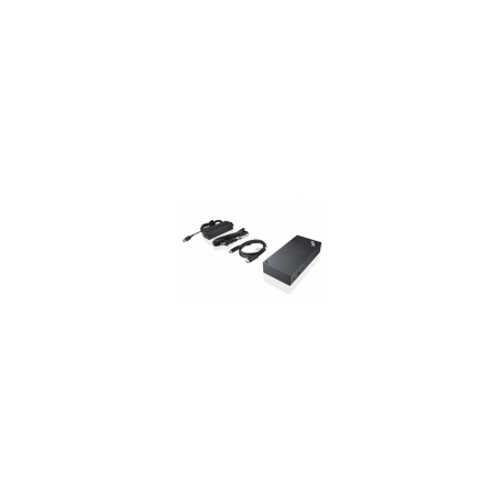 Lenovo ThinkPad USB-C Dock - Docking station - (USB-C) - GigE - 90 Watt - for ThinkPad 11e Chromebook; Thinkpad 13; ThinkPad P51; T470; T570; X1 Yoga; ThinkPad Yoga 370 - 3