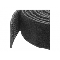 StarTech.com 50ft. Hook and Loop Roll - Cut-to-Size Reusable Cable Ties - Bulk Industrial Wire Fastener Tape - Adjustable Fabric Wraps - Black (HKLP50) - Cable tie roll - 15.24 m - for P / N: HKLP50BL, HKLP50GN, HKLP50RD, HKLP50YW