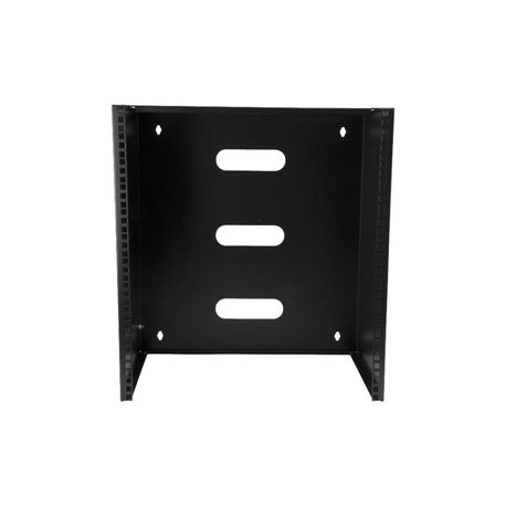 StarTech.com Wall Mount Patch Panel Rack - 15U Wall Mount Rack - 2 Post Open Frame Rack - Wall Mount Network Patch Panel (WALLMNT12) - Wall mount bracket - black - 12U - 5