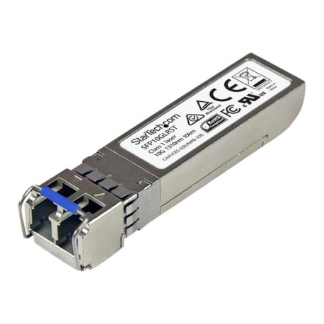 StarTech.com Cisco SFP-10G-LR Compatible SFP+ Module, 10GBASE-LR, 10GbE SMF Optic Transceiver, 10GE Gigabit Ethernet SFP+, LC Connector, 10km, 1310nm, DDM, Cisco Firepower, ASR9000, C9300 - Lifetime Warranty (SFP10GLRST) - SFP+ transceiver module (equivalent to: Cisco SFP-10G-LR) - 10 GigE - 10GBase-LR - LC single-mode - up to 10 km - 1310 nm - for P / N: PEX10GSFP - 1