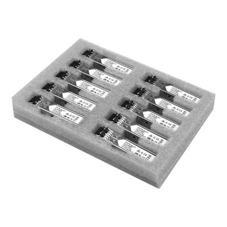 StarTech.com Cisco GLC-SX-MM Compatible SFP Module, 1000BASE-SX, 1GbE Multimode Fiber MMF Optic Transceiver, 1GE Gigabit Ethernet SFP, LC 550m, 850nm DDM, Cisco IE3200, IE3300, ME1200 - Lifetime Warranty (GLCSXMM10PST) - SFP (mini-GBIC) transceiver module (equivalent to: Cisco GLC-SX-MM) - GigE - 1000Base-SX - LC multi-mode - up to 550 m - 850 nm (pack of 10) - 3