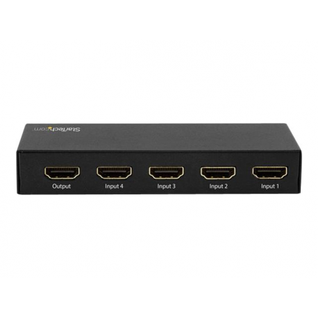 StarTech.com HDMI 2.0 Switch - 4 Port - 4K 60Hz - HDMI Automatic Video Switch Box - Multi Port Hub w /  1 In 4 Out Functionality (VS421HD20) - Video / audio switch - 4 x HDMI - desktop - for P / N: SVA5H2NEUA - 2