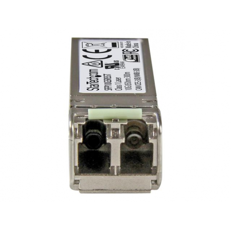 StarTech.com Cisco SFP-10G-SR-S Compatible SFP+ Module, 10GBASE-SR, 10GbE MMF Optic Transceiver, 10GE Gigabit Ethernet SFP+, LC Connector, 300m, 850nm, DDM, Cisco Firepower, ASR9000, C9300 - Lifetime Warranty (SFP10GSRSST) - SFP+ transceiver module (equivalent to: Cisco SFP-10G-SR-S) - 10 GigE - 10GBase-SR - LC multi-mode - up to 300 m - 850 nm - 1