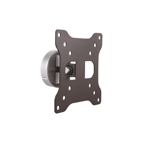 StarTech.com Monitor Wall Mount - Fixed - Supports Monitors 13" to 34" - VESA Monitor Wall Mount Bracket - Aluminum - Black & Silver (ARMWALL) - Mounting kit (display mount, wrench) - for monitor  /  flat panel - aluminium - screen size: 13"-34" - wall-mountable - 2