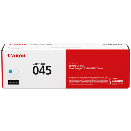Canon 045 - Cyan - original - toner cartridge - for ImageCLASS LBP612Cdw, MF632Cdw, MF634Cdw - 1