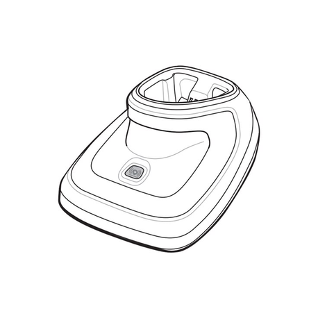 Zebra CR8178-PC Presentation Cradle - Bar code scanner docking cradle - wall mountable, cart mountable, desktop - healthcare white - for Zebra DS8178, DS8178-HC - 0