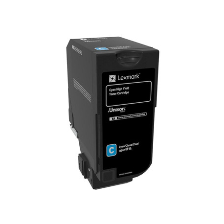 Lexmark - High Yield - cyan - original - toner cartridge LCCP - for Lexmark CS725de, CS725dte - 0