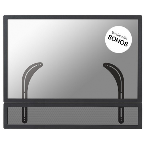Neomounts by Newstar Select NM-USP100 - Mounting kit (2 mounting brackets) - for sound bar - black - for Sonos PLAYBAR - 1