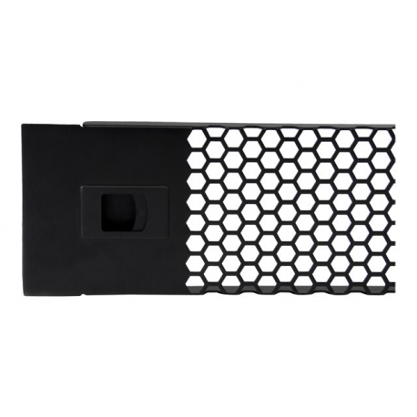 StarTech.com Blanking Panel - 2U - Vented - Hinged Rack Panel - 19in - TAA Compliant - Tool-less Installation - Filler Panel (RKPNLHV2U) - Blank panel - front - black - 2U - 19" - for P / N: RK2433BKM, RK2537BKM, RK3236BKF, RK4236BKB, RK4242BK24, RK4242BK30, RKQMCAB12V2 - 4