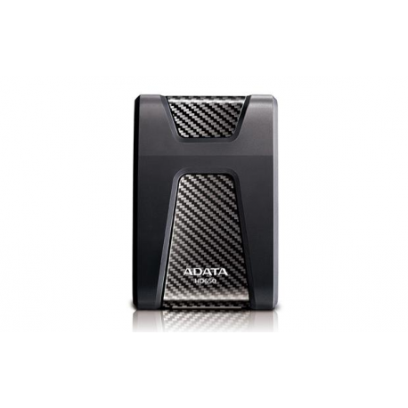 ADATA DashDrive Durable HD650 - Hard drive - 2 TB - external (portable) - 2.5" - USB 3.0 - black - 1