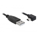 DeLOCK - USB cable - USB (M) to mini-USB Type B (M) - 5 m - right-angled connector