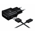 Samsung Travel Adapter EP-TA20 - Power adapter - 2 A (USB) - on cable: USB-C - black