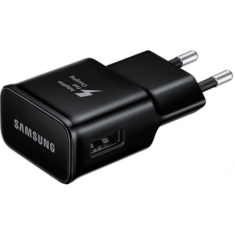 Samsung Travel Adapter EP-TA20 - Power adapter - 2 A (USB) - on cable: USB-C - black - 2