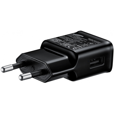 Samsung Travel Adapter EP-TA20 - Power adapter - 2 A (USB) - on cable: USB-C - black - 4