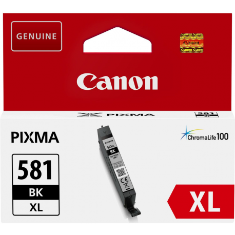 Canon CLI-581BK XL - 8.3 ml - XL size - black - original - ink tank - for PIXMA TS6251, TS6350, TS6351, TS705, TS8251, TS8252, TS8350, TS8352, TS9550, TS9551 - 1