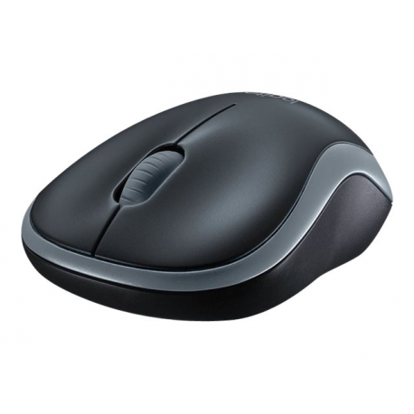 Logitech M185 - Mouse - optical - wireless - 2.4 GHz - USB wireless receiver - grey - 4