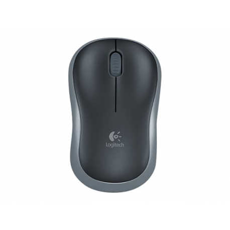 Logitech M185 - Mouse - optical - wireless - 2.4 GHz - USB wireless receiver - grey - 4