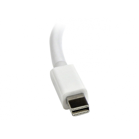 StarTech.com Mini DisplayPort to VGA Adapter - White - 1080p - Thunderbolt to VGA Monitor Adapter - Mini DP to VGA Converter (MDP2VGAW) - Video converter - VGA - DisplayPort - white - 5