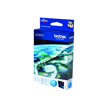 Brother LC985C - Cyan - original - ink cartridge - for Brother DCP-J125, DCP-J140, DCP-J315, DCP-J515, MFC-J220, MFC-J265, MFC-J410, MFC-J415 - 1