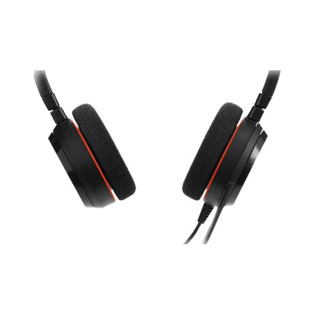 Jabra Evolve 20 MS stereo - Headset - on-ear - wired - USB - Certified for Skype for Business - 7