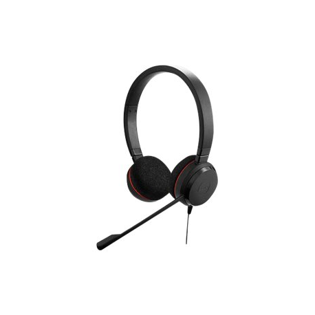 Jabra Evolve 20 UC stereo - Headset - on-ear - wired - USB - 1
