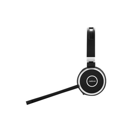 Jabra Evolve 65 UC stereo - Headset - on-ear - Bluetooth - wireless - NFC - USB - 2