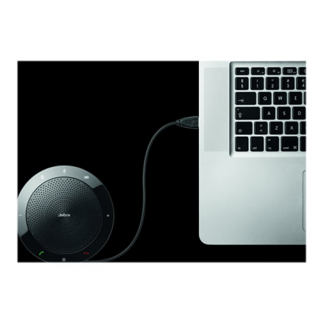 Jabra SPEAK 510 MS - VoIP desktop speakerphone - Bluetooth - wireless - USB - Certified for Skype for Business - 6