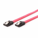 Cablexpert - SATA cable - Serial ATA 150 / 300 / 600 - SATA metal clip to SATA metal clip - 30 cm - flat