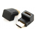 Cablexpert A-HDMI270-FML - HDMI adapter - HDMI male straight to HDMI female angled