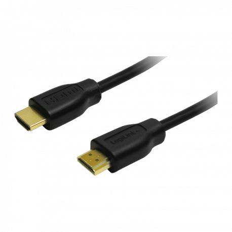 LogiLink - HDMI cable with Ethernet - HDMI male to HDMI male - 20 cm - 0
