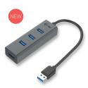 i-Tec USB 3.0 Metal Passive HUB - Hub - 4 x SuperSpeed USB 3.0 - desktop