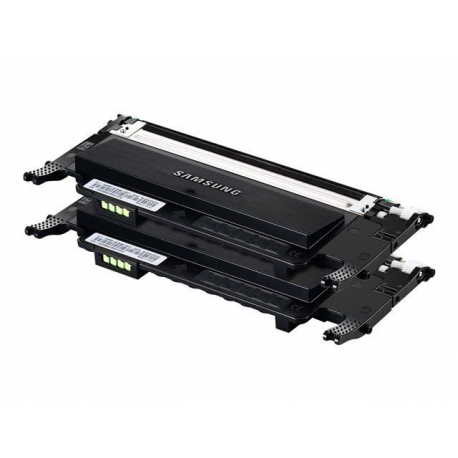 Samsung CLT-P4072B - 2-pack - black - original - toner cartridge (SU381A) - for Samsung CLP-325, CLX-3180, CLX-3185, CLX-3186 - 0