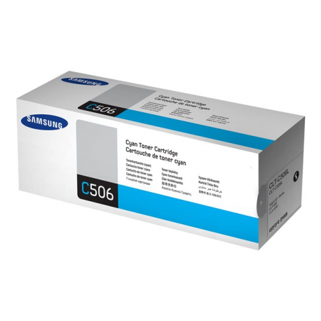 Samsung CLT-C506L - High Yield - cyan - original - toner cartridge (SU038A) - for Samsung CLP-680DW, CLP-680ND, CLX-6260FD, CLX-6260FR, CLX-6260FW, CLX-6260ND - 0