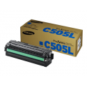Samsung CLT-C505L - High Yield - cyan - original - toner cartridge (SU035A) - for ProXpress SL-C2620DW, SL-C2670FW, SL-C2680FX
