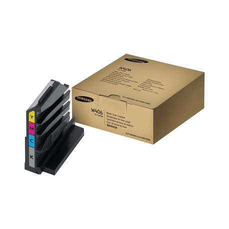 Samsung CLT-W406 - Black, yellow, cyan, magenta - waste toner collector - for Samsung CLX-3300, 3302, 3303, 3304, 3305, 3306, 3307, SCX-3300, 3301, 3305, 3306 - 0