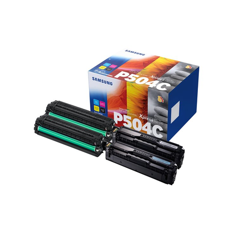 Samsung CLT-P504C - 4-pack - black, yellow, cyan, magenta - original - toner cartridge (SU400A) - 0