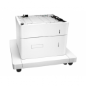 HP Paper Feeder and Stand - Printer base with media feeder - 2550 sheets in 2 tray(s) - for LaserJet Enterprise MFP M634; LaserJet Enterprise Flow MFP M634, MFP M635, MFP M636