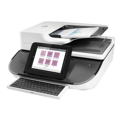 HP Digital Sender Flow 8500fn2 - Document scanner - flatbed: CCD  /  ADF: CIS - Duplex - 216 x 864 mm - 600 dpi x 600 dpi - up to 92 ppm (mono)  /  up to 92 ppm (colour) - ADF (150 sheets) - up to 10000 scans per day - USB 2.0, Gigabit LAN, USB 2.0 (Host) - 0