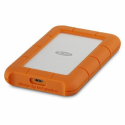 LaCie Rugged Secure STFR2000403 - Hard drive - encrypted - 2 TB - external (portable) - USB 3.1 Gen 1 (USB-C connector) - 256-bit AES - with 2 years Rescue Data Recovery Service Plan