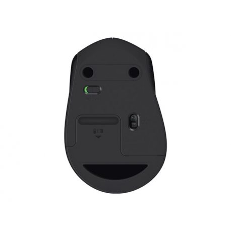 Logitech M330 SILENT PLUS - Mouse - 3 buttons - wireless - 2.4 GHz - USB wireless receiver - black - 3