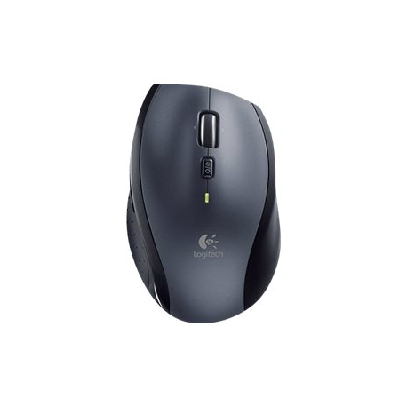Logitech M705 - Mouse - right-handed - laser - wireless - 2.4 GHz - USB wireless receiver - grey - 5