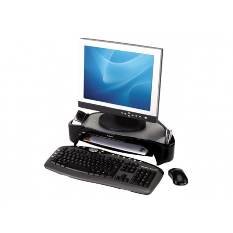 Fellowes Smart Suites Plus - Stand - for flat panel - black, silver - screen size: 21" - 1