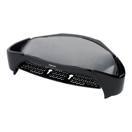 Fellowes Smart Suites Plus - Stand - for flat panel - black, silver - screen size: 21" - 3