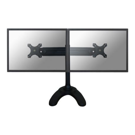 Neomounts by Newstar FPMA-D700DD - Stand - for 2 LCD displays (full-motion) - black - screen size: 19"-30" - desktop stand, grommet, desk-mountable - 2