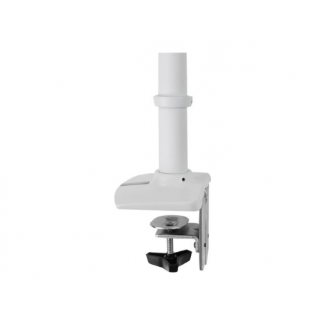 Ergotron LX - Mounting kit (articulating arm, desk clamp mount, pole, extension bracket) - for LCD display - aluminium, steel - white - screen size: up to 34" - desktop - 3