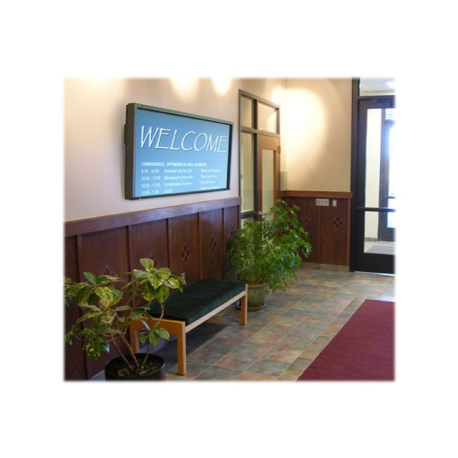 Ergotron SIM90 Signage Integration Mount - Mounting kit (wall bracket, quick release VESA plate, mounting brackets) - for LCD display / CPU - black - screen size: from 32" - 1