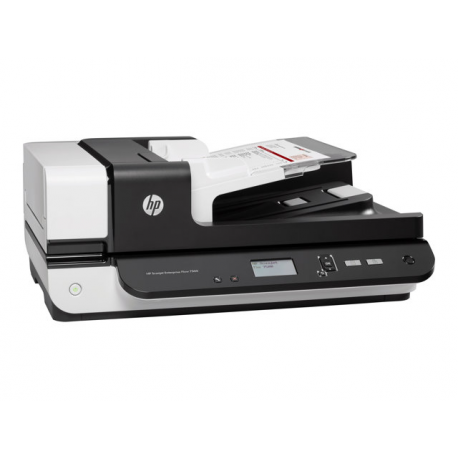 HP ScanJet Enterprise Flow 7500 - Document scanner - CCD - Duplex - 216 x 864 mm - 600 dpi x 600 dpi - up to 50 ppm (mono)  /  up to 50 ppm (colour) - ADF (100 sheets) - up to 3000 scans per day - USB 2.0 - 8