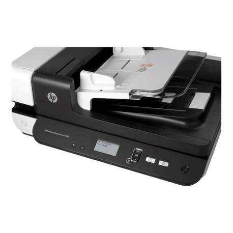 HP ScanJet Enterprise Flow 7500 - Document scanner - CCD - Duplex - 216 x 864 mm - 600 dpi x 600 dpi - up to 50 ppm (mono)  /  up to 50 ppm (colour) - ADF (100 sheets) - up to 3000 scans per day - USB 2.0 - 12