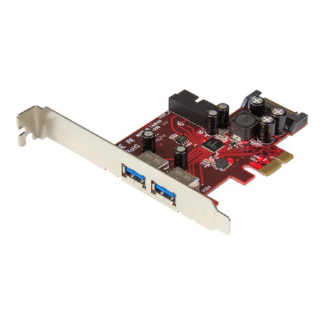 StarTech.com 4 Port PCI Express USB 3.0 Card - 2 Ext & 2 Int (IDC) - SATA Power - USB adapter - PCIe 2.0 low profile - USB 3.0 x 4 - for P / N: ST1030USBM, ST7300USBME - 6